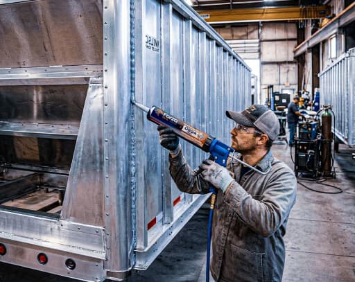 Wilson Trailer Hopper Seams & ForzaBOND? OS24