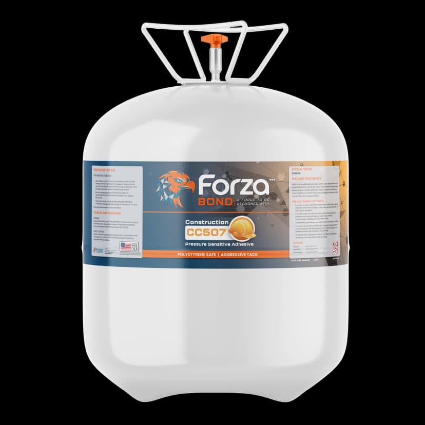 CC507 - HIGH-TEMP STYRENE SAFE PRESSURE SENSITIVE ADHESIVE