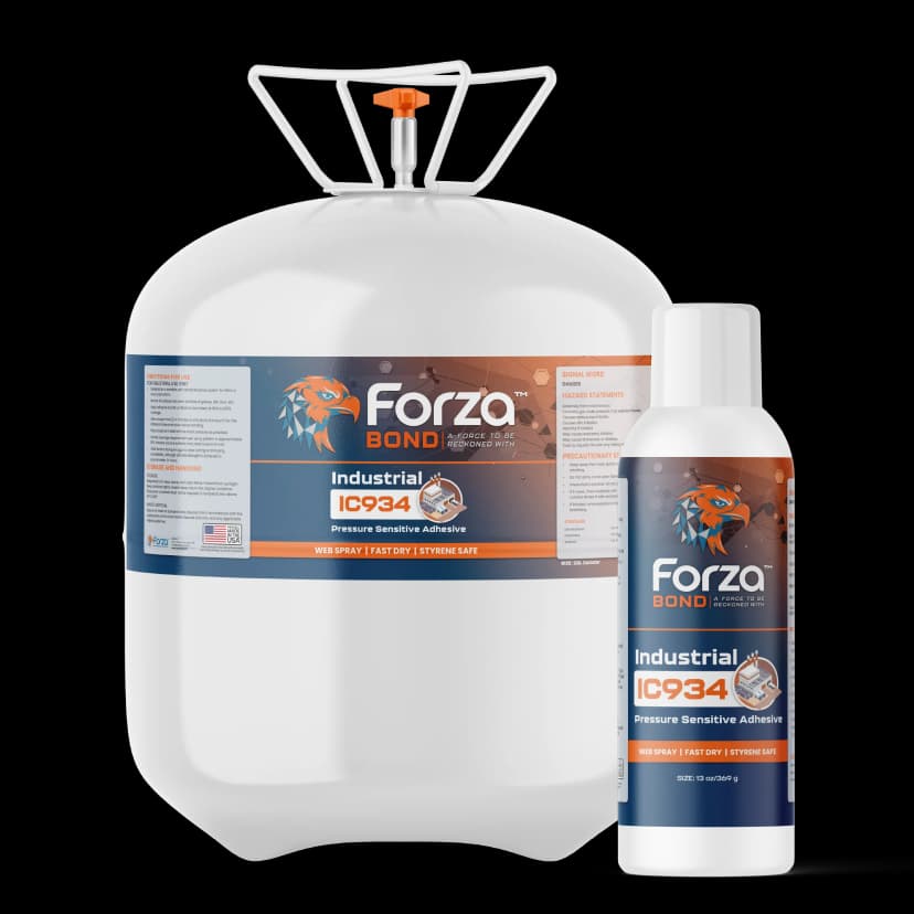 IC934 - Styrene Safe Pressure Sensitive Spray Adhesive