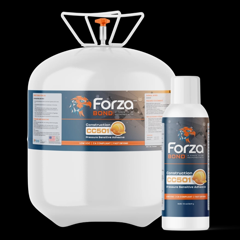 CC501 - LOW VOC, CA COMPLIANT, AGGRESSIVE, FAST DRYING PRESSURE SENSITIVE ADHESIVE
