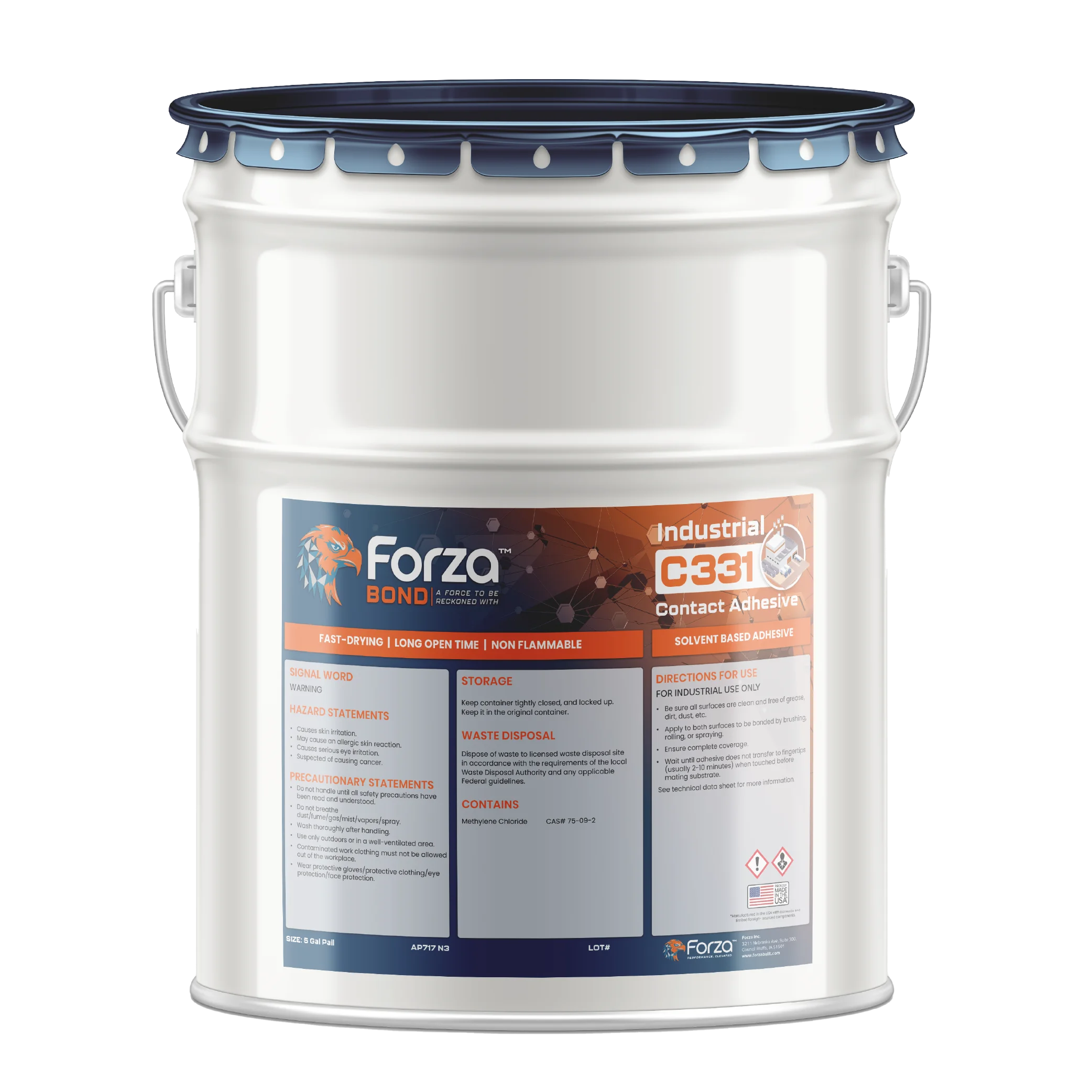 C331 - Non-Flammable Sprayable Contact Adhesive