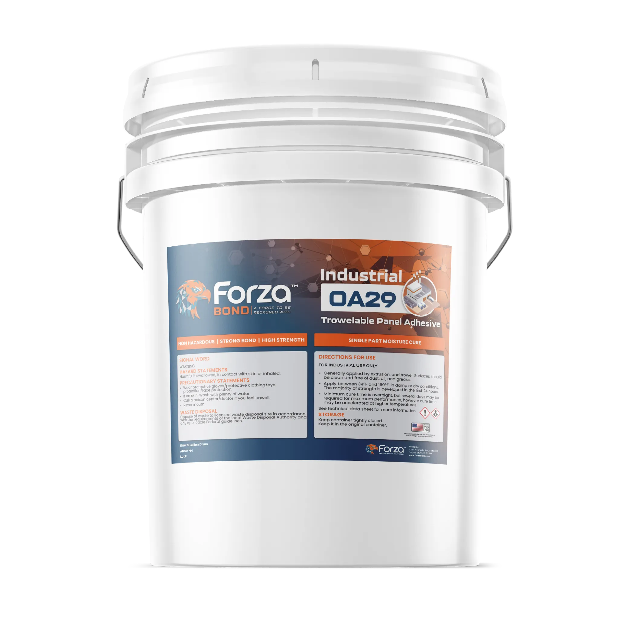 OA29 - Trowelable Panel Adhesive