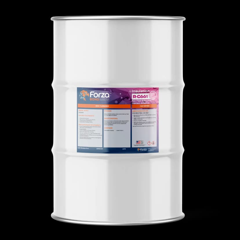 R-C661 - Non-Flammable High Performance Spray Contact Adhesive