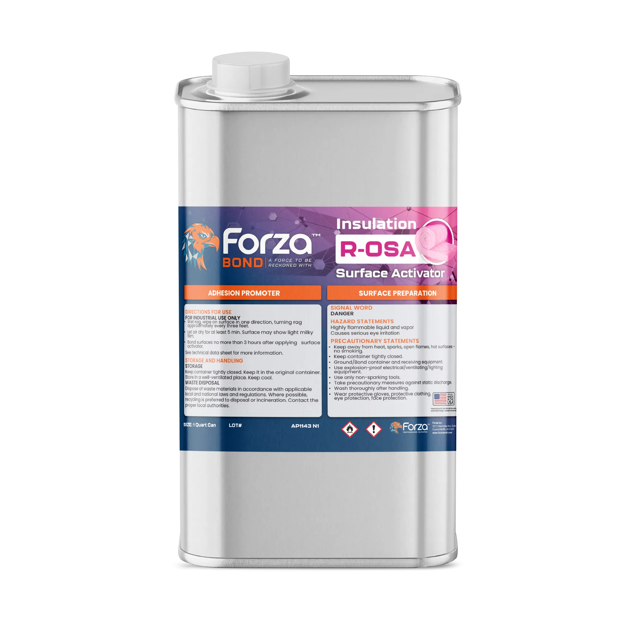 R-OSA - ISOPROPYL ALCOHOL BASED CLEANER/ADHESION PROMOTER