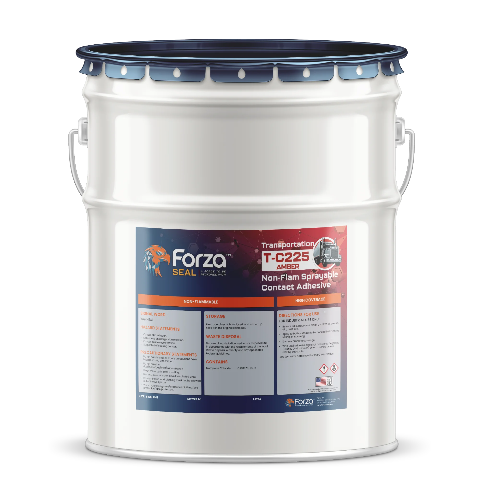 T-C225 - Non-Flam Sprayable Contact Adhesive