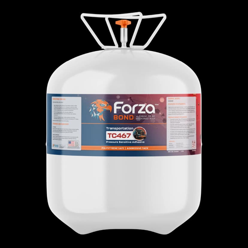 TC467 - High-Temp Styrene-Safe Pressure Sensitive Adhesive