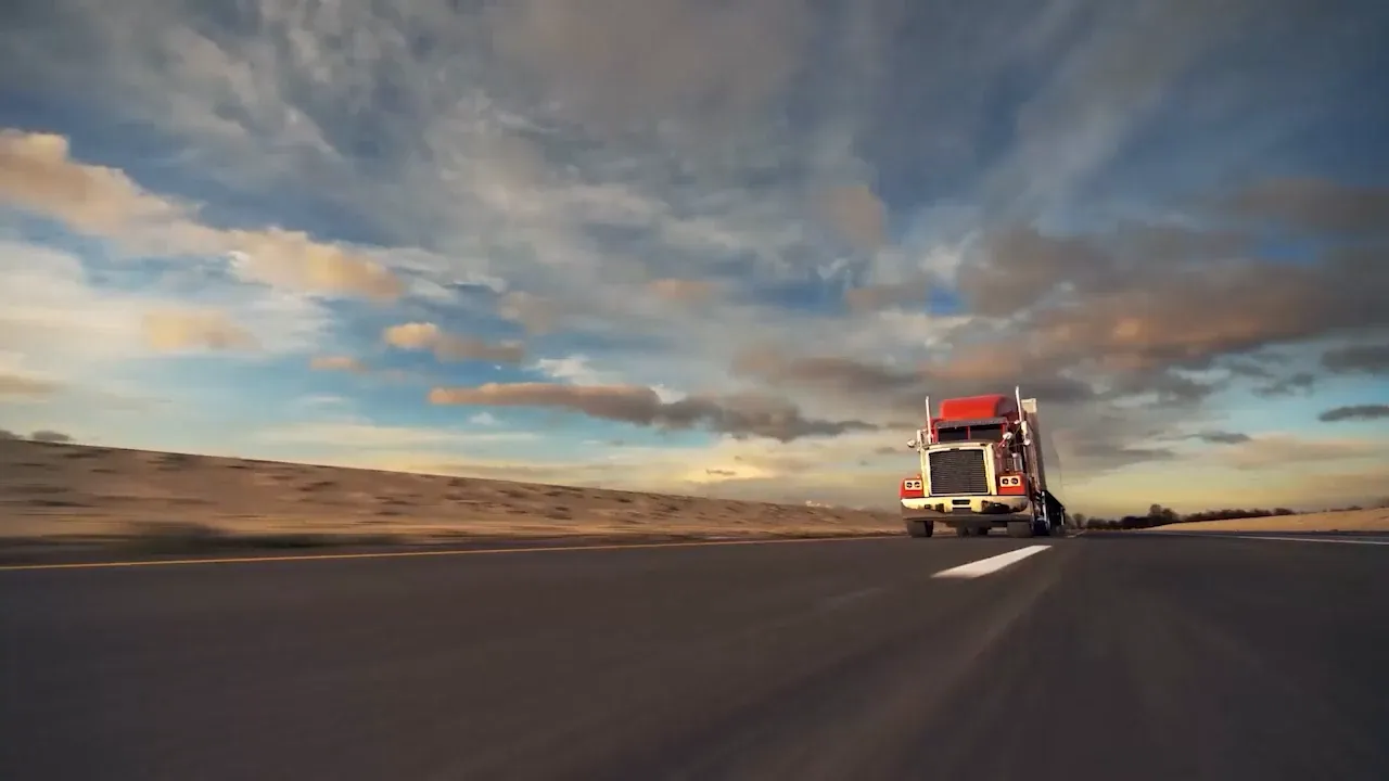 Transportation industry hero background