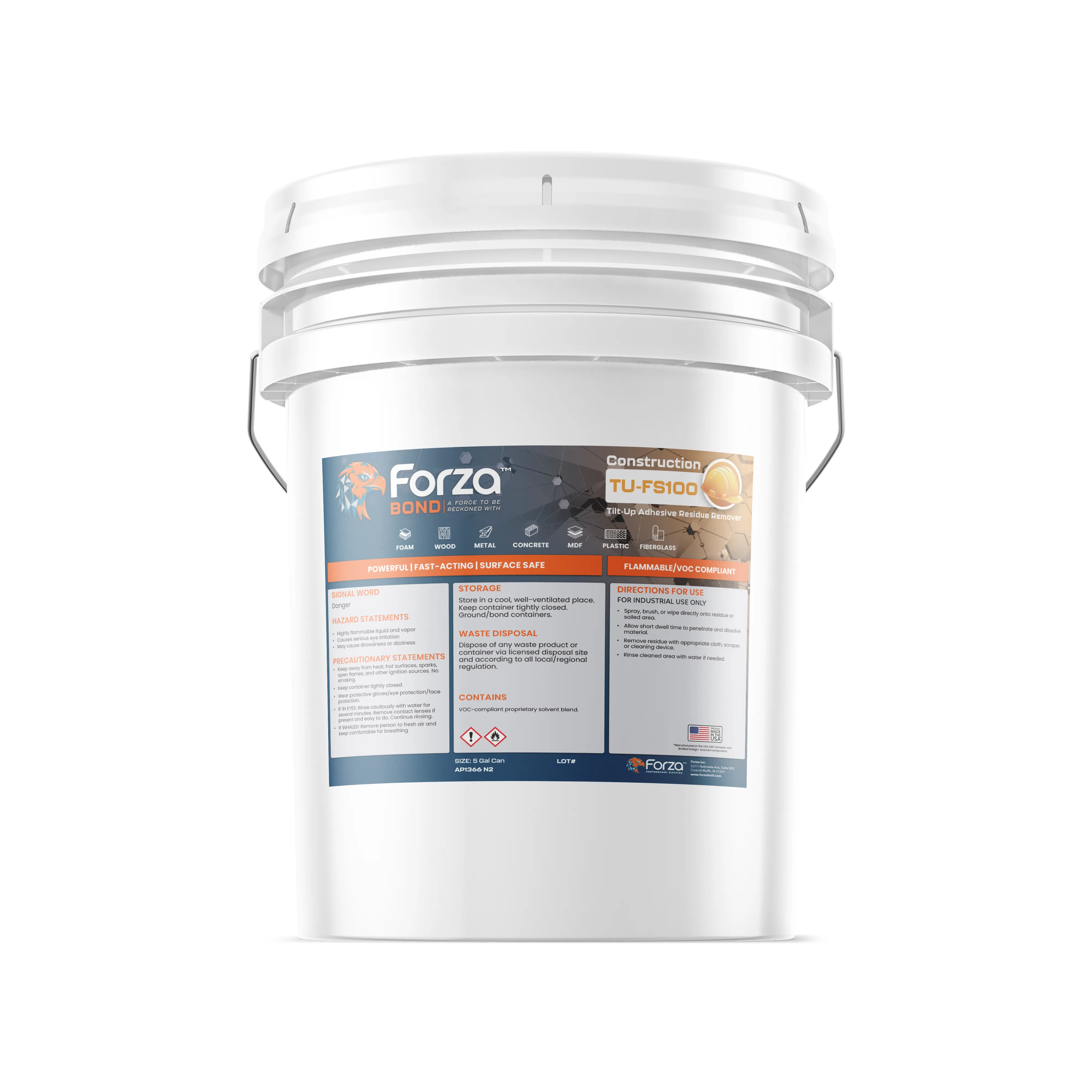 Tilt-Up Adhesive Remover