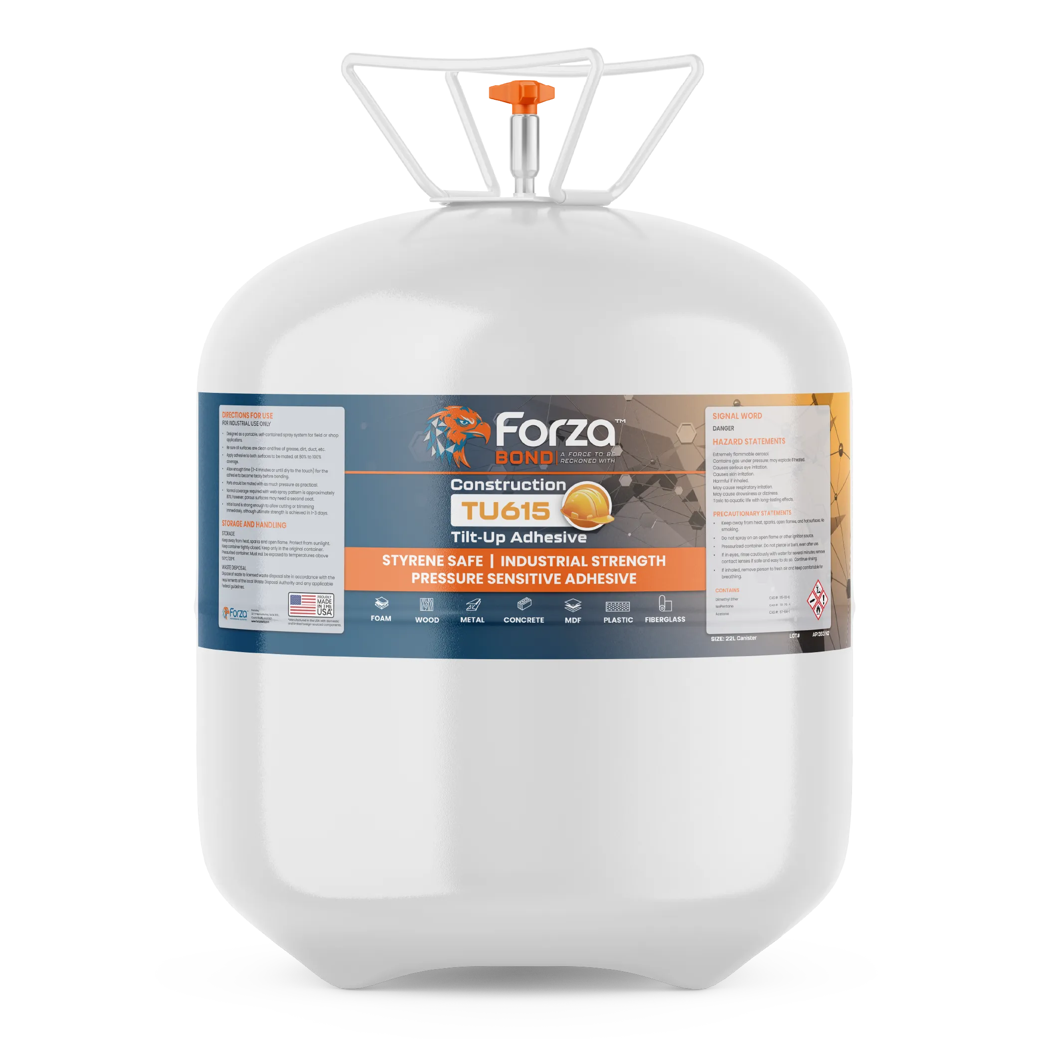 TU615 - Foam Board Pressure Sensitive Spray Adhesive